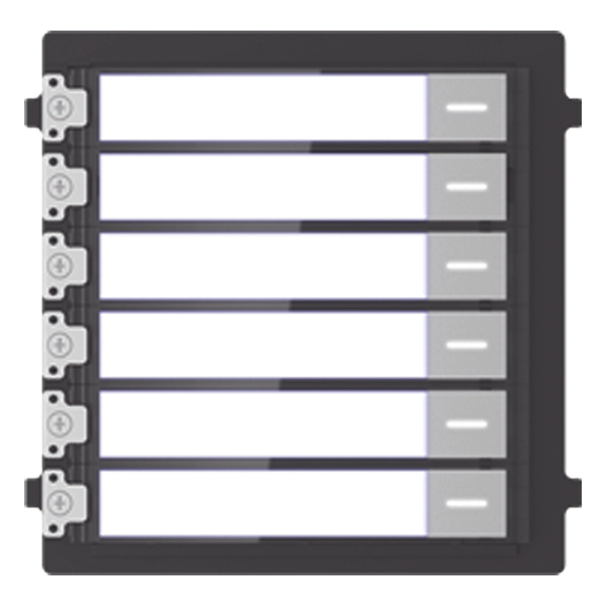 Módulo de Botones Para Videoportero Modular / Llamada de un solo Toque / Soporta Hasta 6 Monitores Principales — HIKVISION · SKU DS-KD-KK
