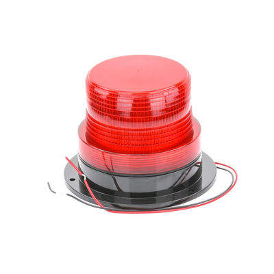 Burbuja Brillante de Larga Vida Útil, con 8 LEDs Color Rojo, Domo Rojo, 12Vcd