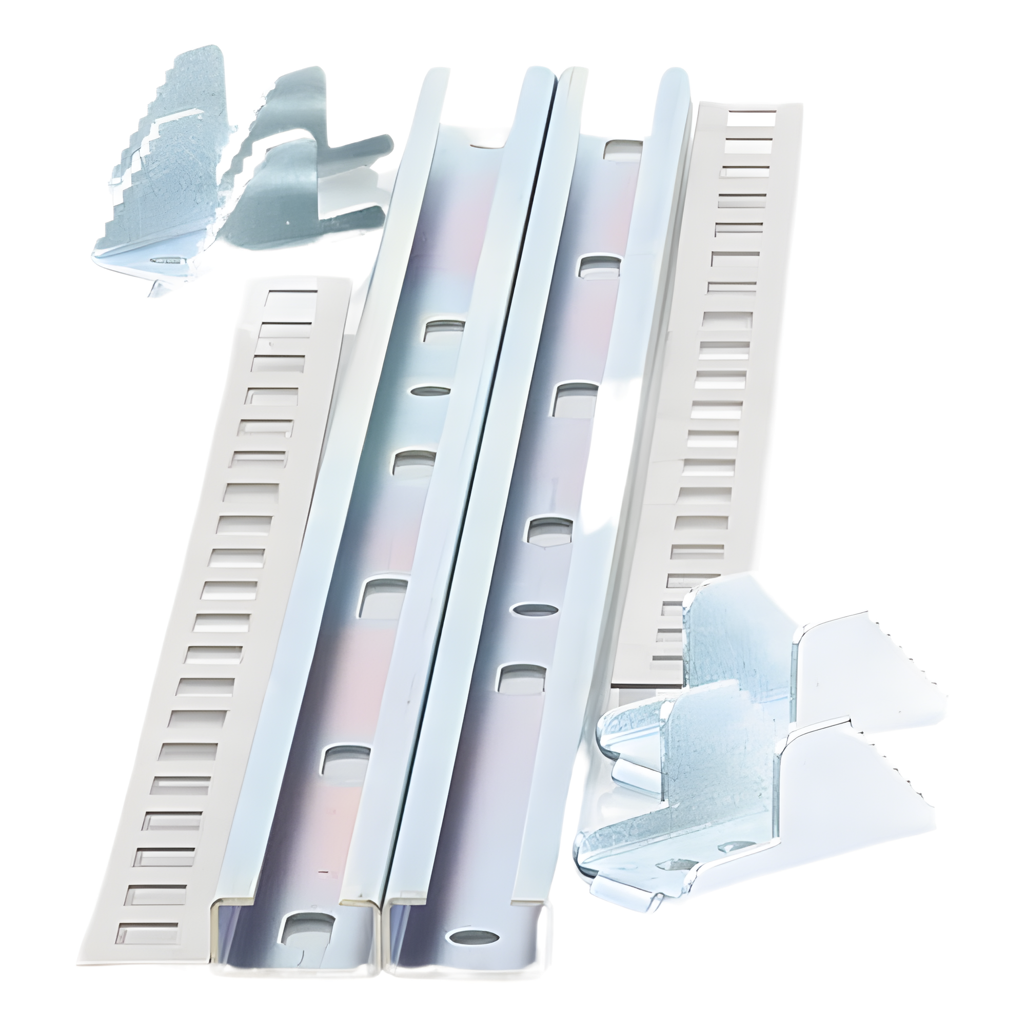 Herrajes de Fijación para Gabinete / Acero Galvanizado / Sujeción 600 mm / Poste hasta 152.4 mm (6') / Ancho Gabinete 600 mm