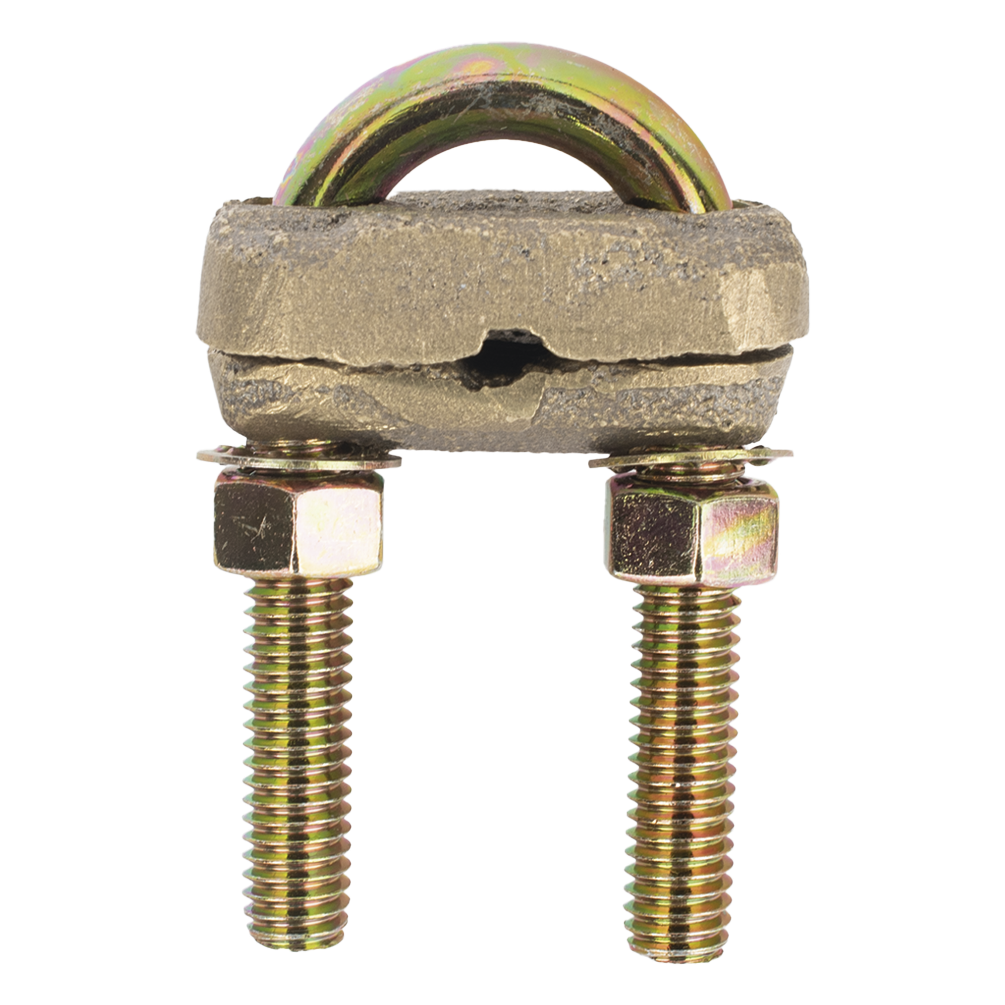 Conector Varilla-Cable Tipo Perro / Bronce 100% / Varilla 5/8 in / Cable 4-2/0 AWG / Sin Soldadura — LINKEDPRO BY EPCOM · SKU LP-CV-20