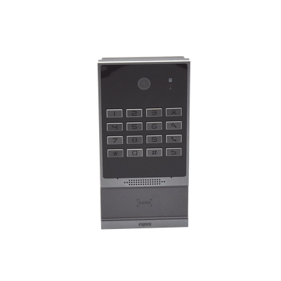 Videoportero SIP para Control de Acceso, Teclado numérico iluminado, 2 relevadores, anti-vandálico, IP66 y IK07, PoE