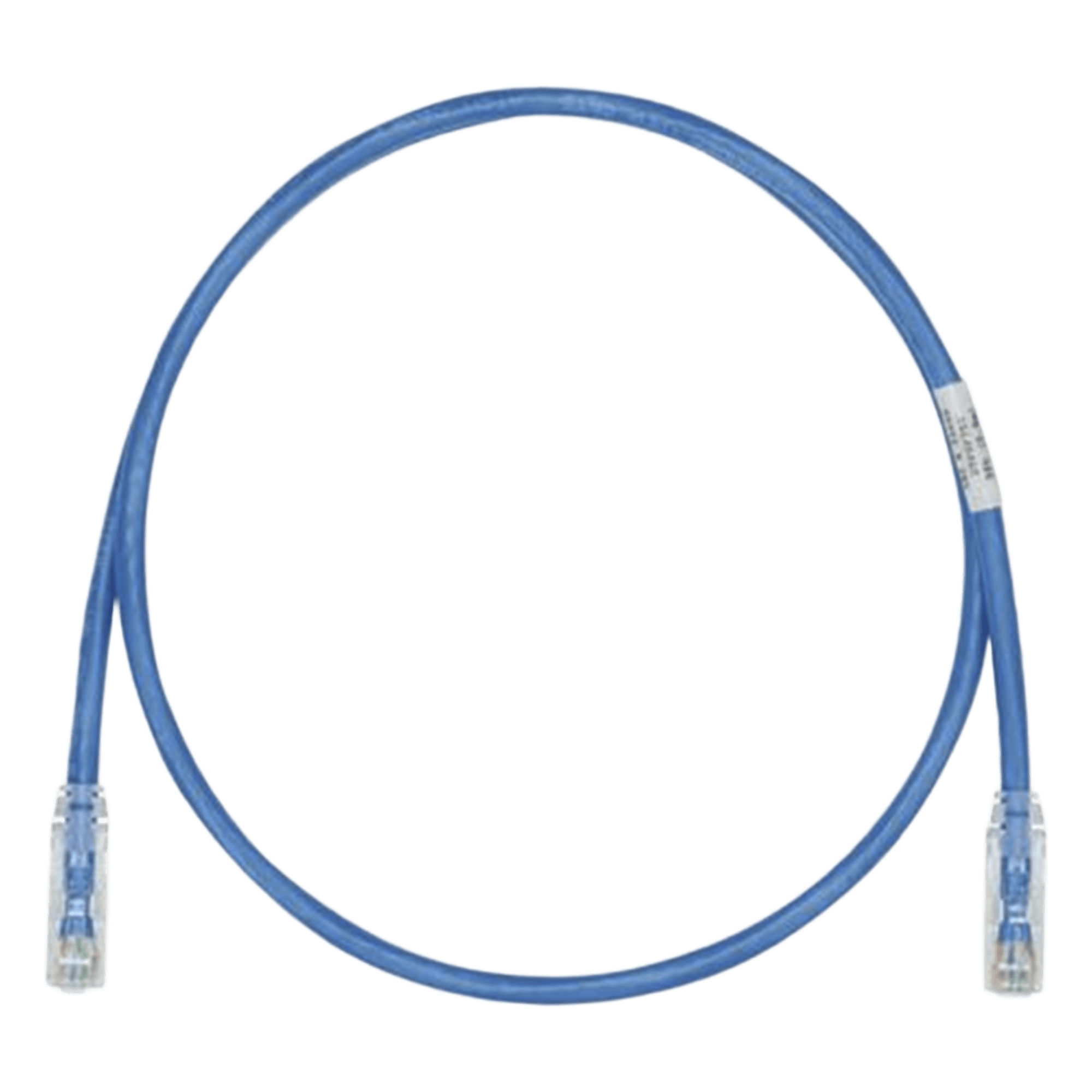 Cable de Parcheo TX6, UTP Cat6, 24 AWG, CM, Color Azul, 0.61 Metros (2 Pies)
