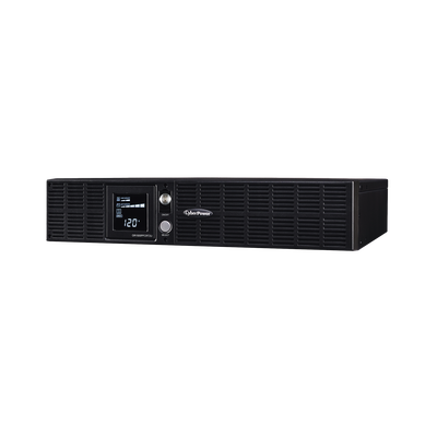 UPS de 1500 VA/1050 W, Topología Línea Interactiva, Entrada 120 Vca NEMA 5-15P, Onda Senoidal Pura, Torre o Rack 2 UR, Con 8 Tomas NEMA 5-15R