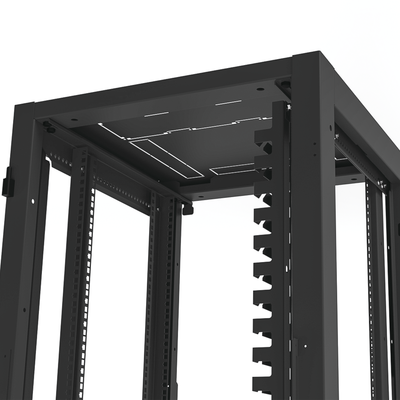Gabinete Profesional para Telecomunicaciones de 19in, Instalación a Piso, 24UR, 600 mm Profundidad, Se envía el Gabinete Armado.