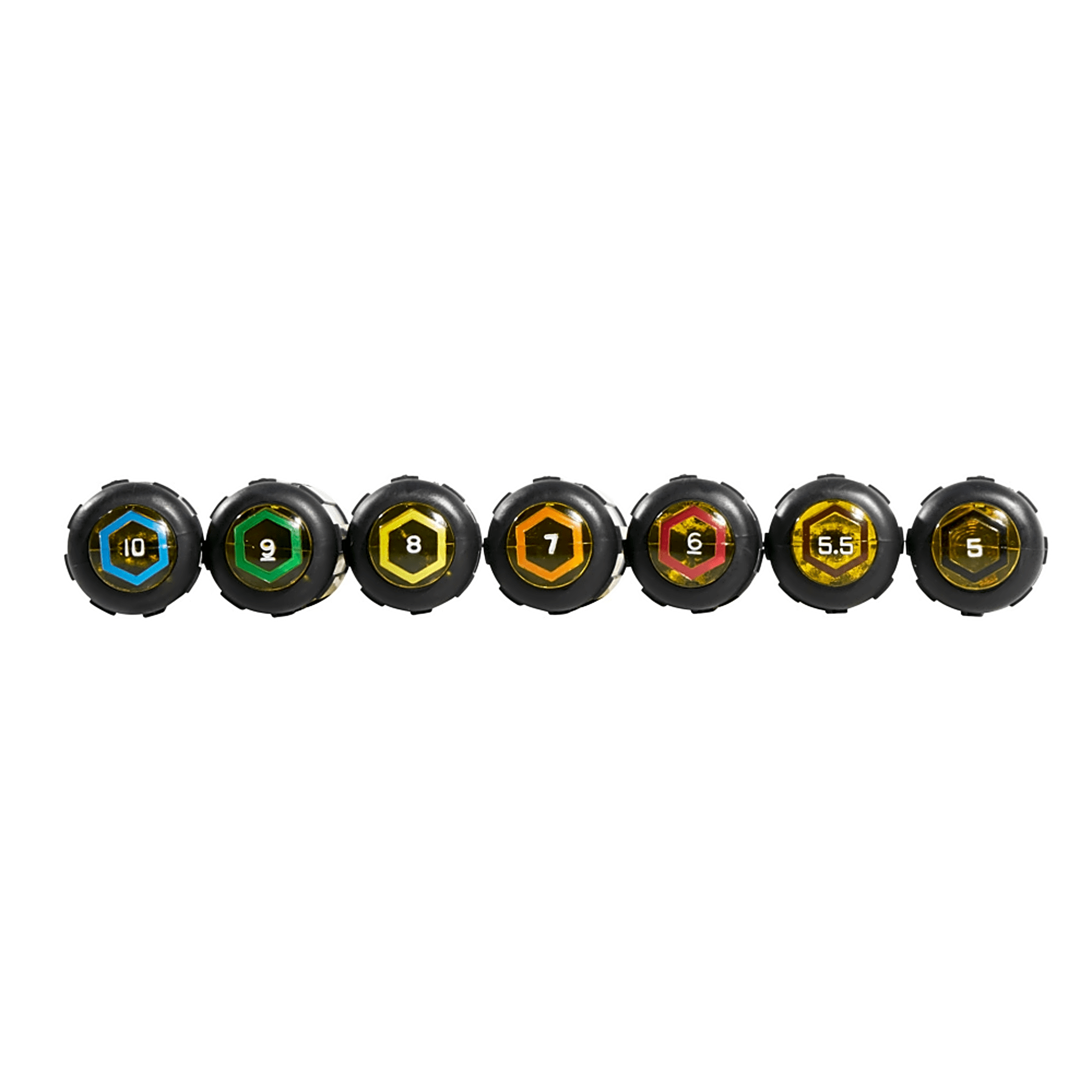 Juego de Desarmadores de Caja / Métricos / Eje Hueco 76 mm (3 in) / Mango Cushion-Grip / 4 mm a 11 mm / 7 Piezas