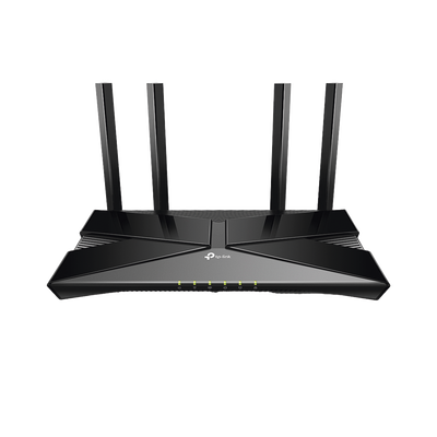 Router WiFi 6 doble banda AX 3000 Mbps / MU-MIMO y OFDMA / 1 Puerto WAN 10/100/1000 Mbps / 4 Puertos LAN 10/100/1000 Mbps / 4 Potentes Antenas.