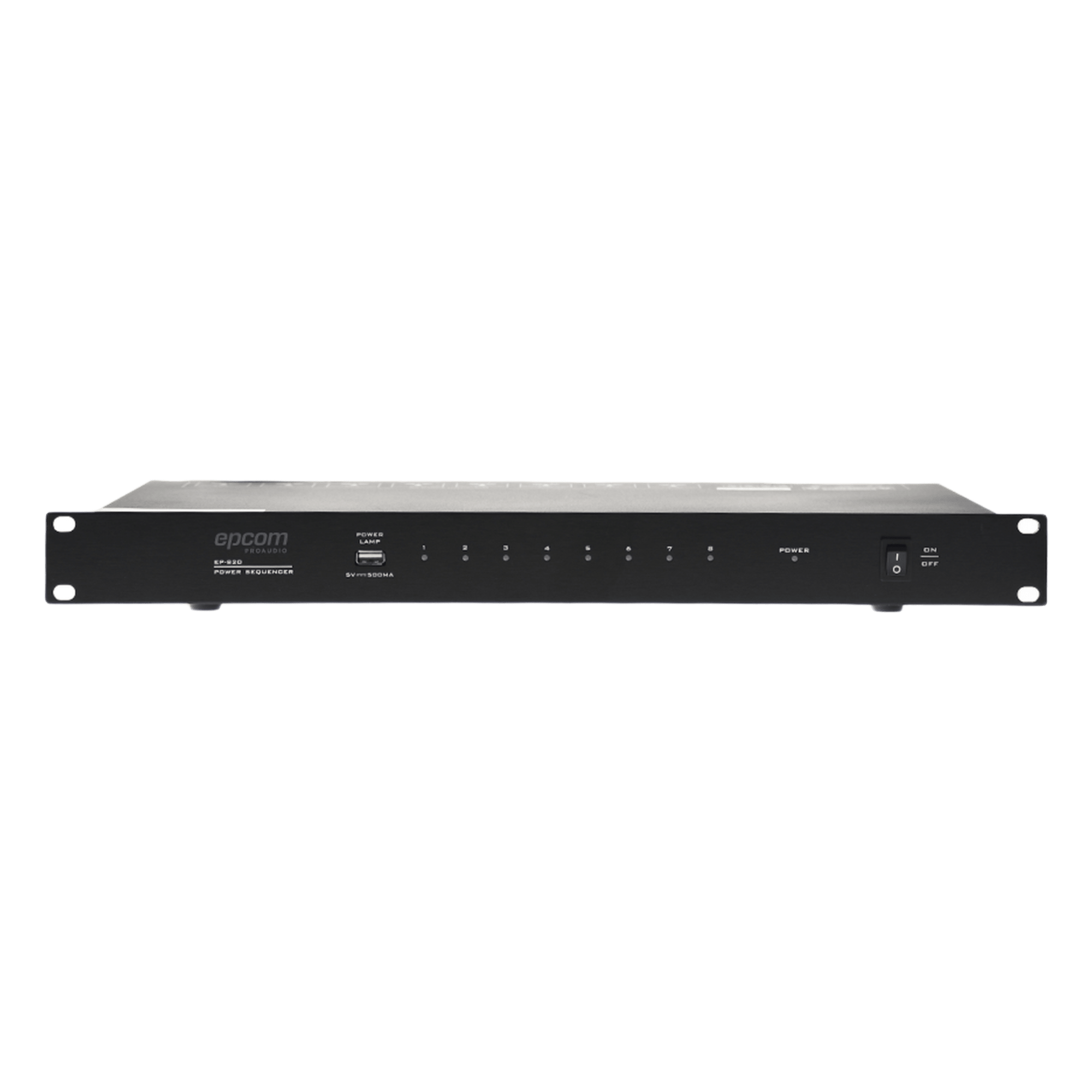 Secuenciador de Potencia | 8 Salidas | Delay de activación de 1 segundo | Recomendado para rack de amplificación, Videowall, o equipos de alta potencia. — EPCOM PROAUDIO · SKU EP-820