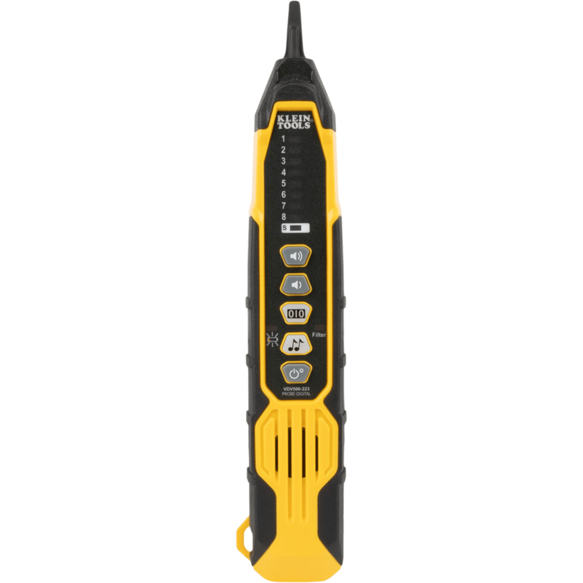 Sonda Digital Profesional / Rastreo de Tono Digital y Analógico / LED para Espacios Oscuros / Conector de Auriculares para Ruido Extremo / Modelo VDV500-223 / Cumple con Certificaciones CE y UKCA / Punta de Sonda Reemplazable