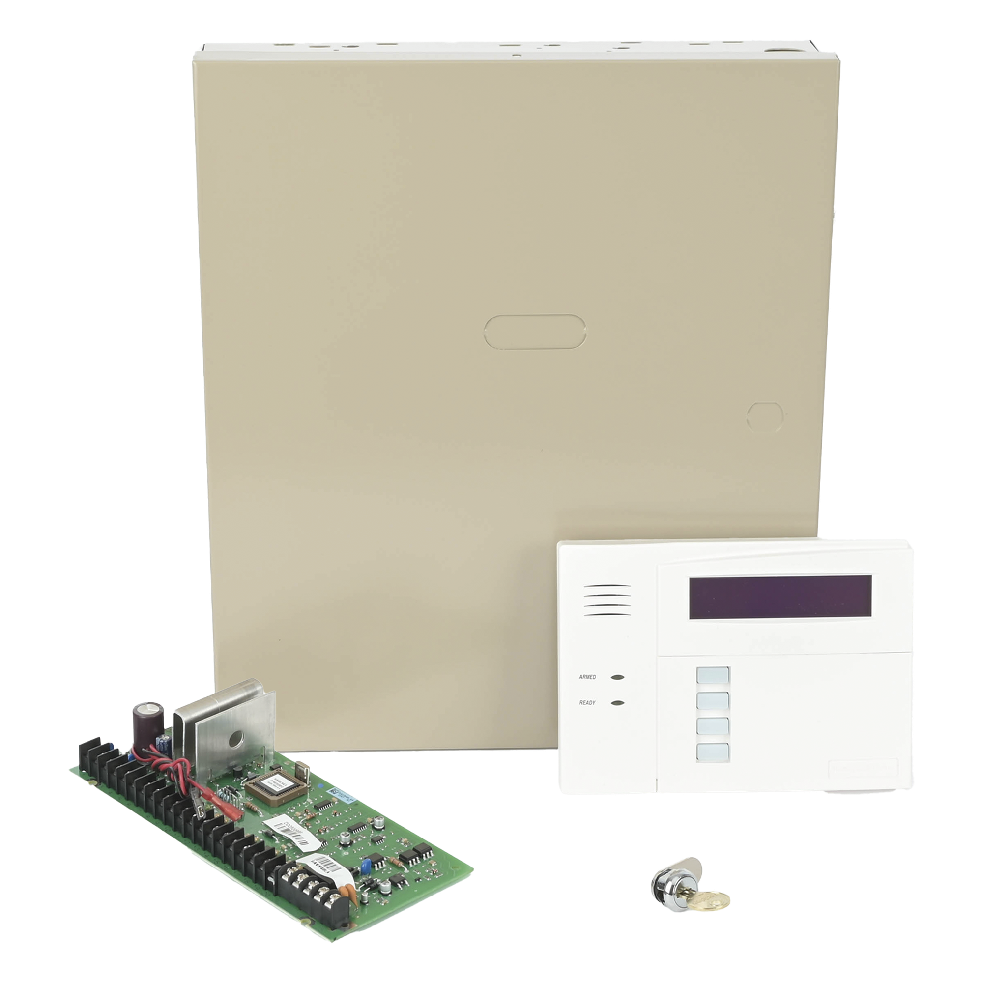 Panel de control de intrusión de hasta 48 zonas con teclado alfanumérico y receptor inalámbrico integrado, compatible con serie 5800 — HONEYWELL HOME RESIDEO · SKU VISTA-48/6160RF