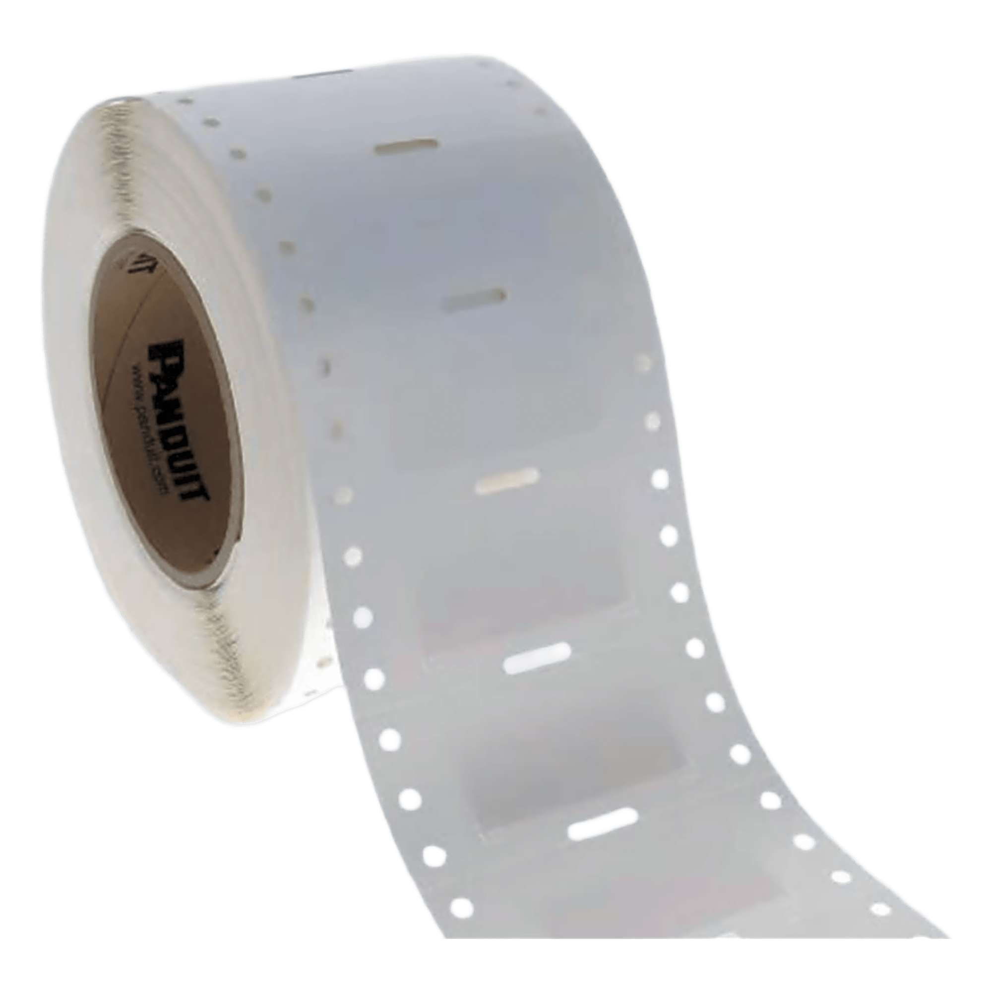 Cinta continua de transferencia térmica de poliolefina, color blanco, Etiquetado para bloques de terminales, para impresoras TDP — PANDUIT · SKU T038X000FJT