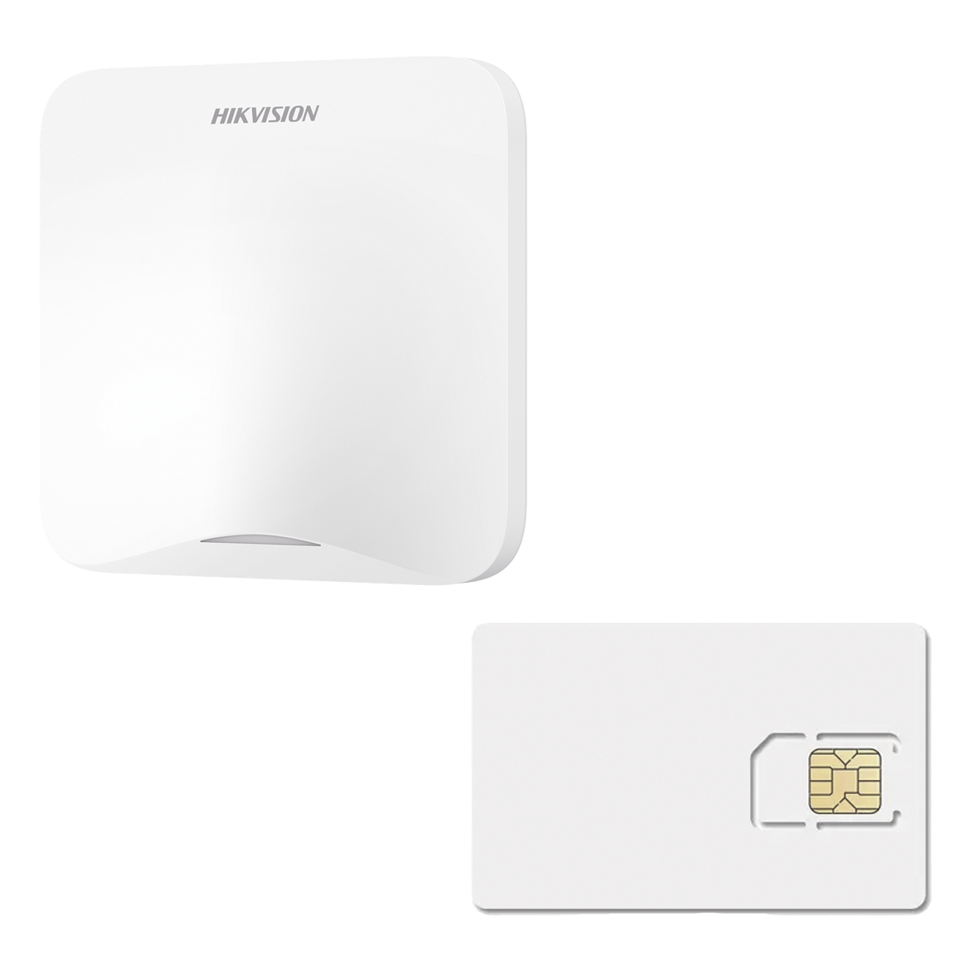 (AX HOME) KIT de Alarma AX HOME / Incluye: 1 Hub con batería de respaldo / 1 año de Servicio de Datos 600MB / Wi-Fi / 3G/4G / Compatible con Hik-Connect P2P — HIKVISION · SKU AXHOME-KIT-GSM-1Y