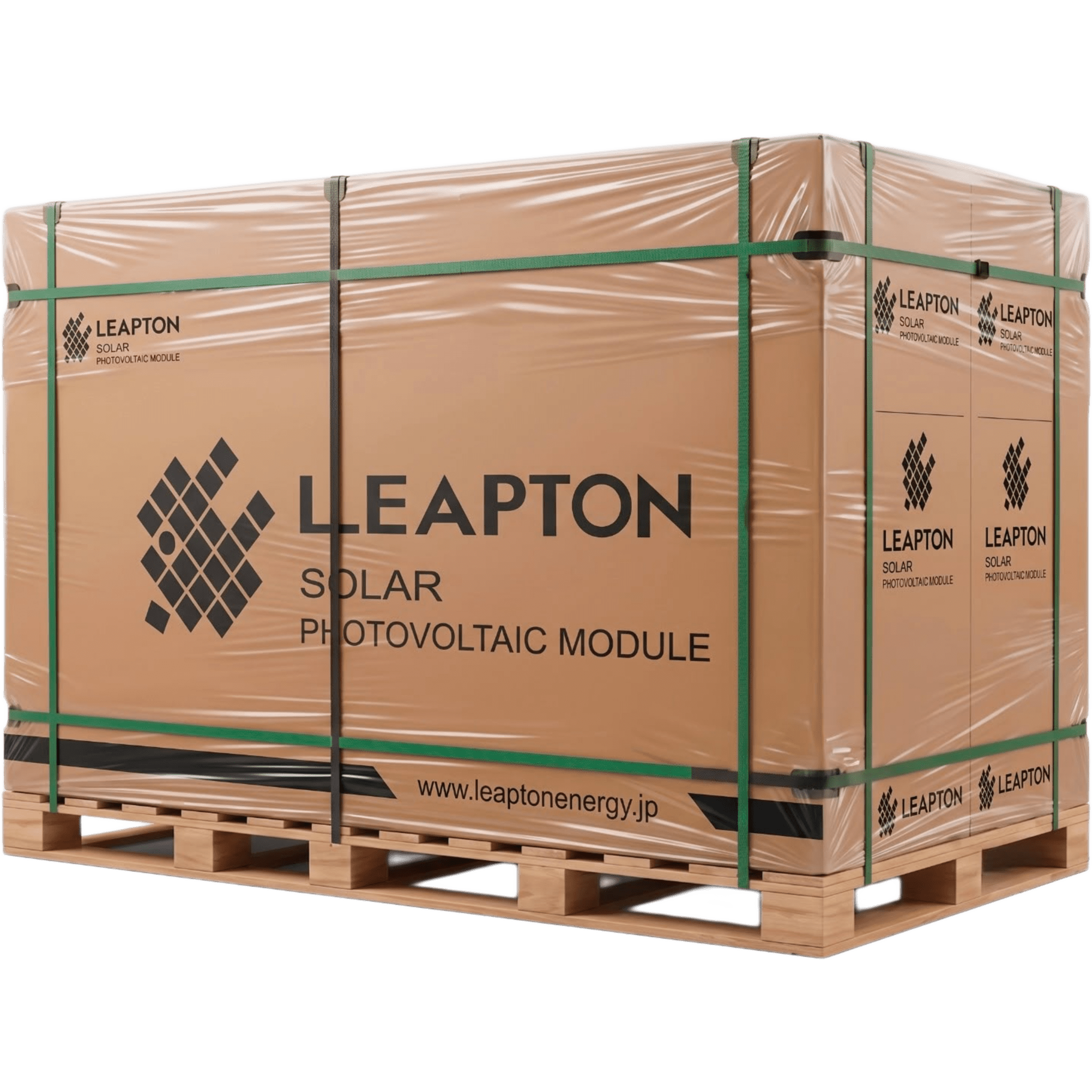  Pallet de 36 piezas de Módulo Solar Doble Vidrio bifacial / 620 W / 49.75 Vcc , Monocristalino, 132 cel de 182 x 210 MM . TOPCON