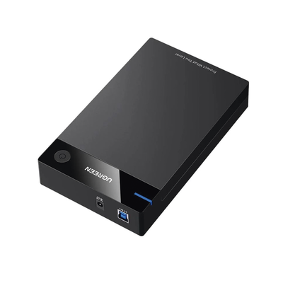Carcasa de Disco Duro para 3.5" y 2.5" (Enclosure) | Con Cable USB 3.0 | Para HDD 3.5" / SSD 2.5" | SATA I/II/III | UASP | Hasta 16 TB | Compatible con Windows, Linux, Mac OS | No Requiere Controlador | Cable 1m | Incluye Adaptador d