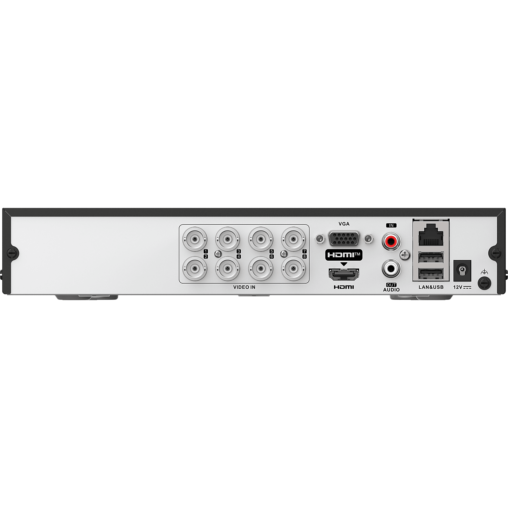 DVR 8 Canales TURBOHD + 8 Canales IP / 8 Megapixel (4K) / Audio Bidireccional / ACUSENSE / 1 Bahía de Disco Duro / Salida de Video en Full HD / H.265+