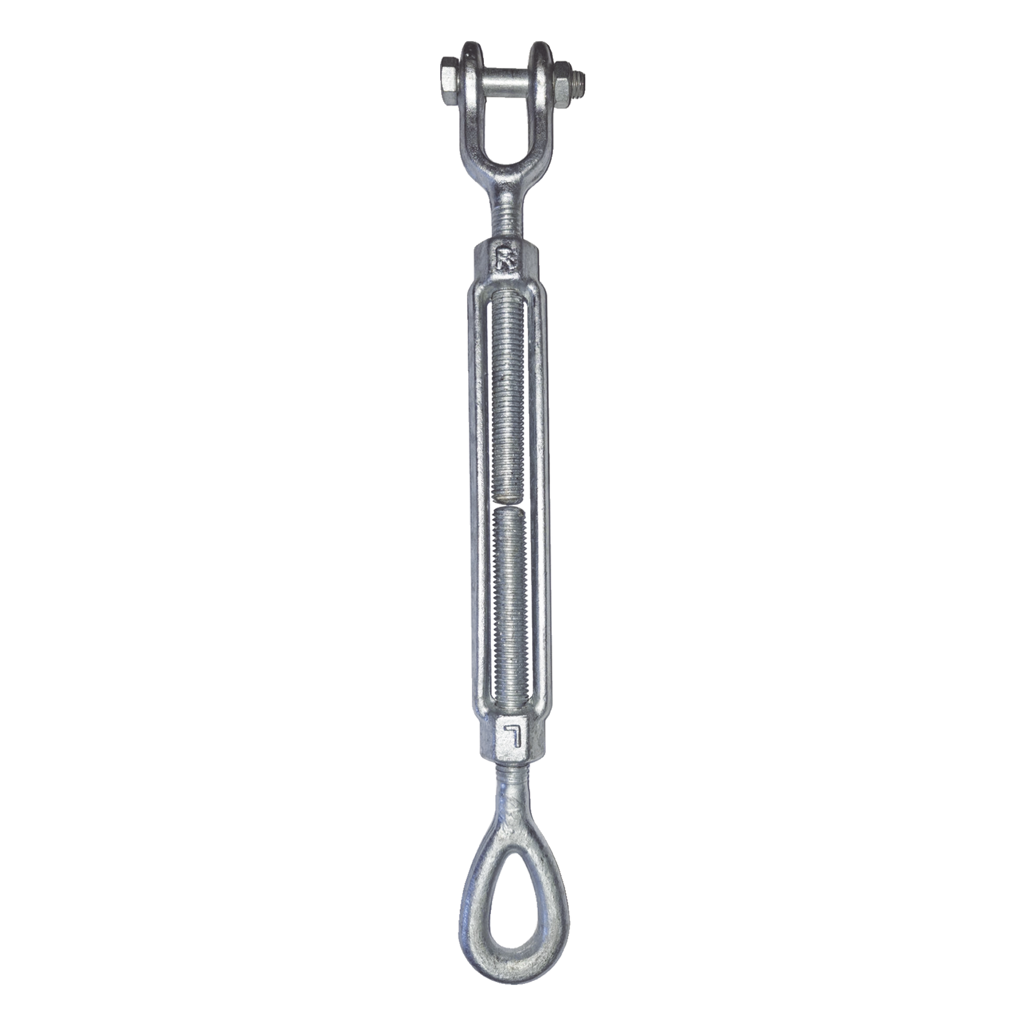 Tensor de 1/2" x 9" Acero Forjado OJO-QUIJADA Galv. Inmersión en Caliente (Carga Max. 2200 lbs). — SYSCOM TOWERS · SKU TEN1/2X9OQJ