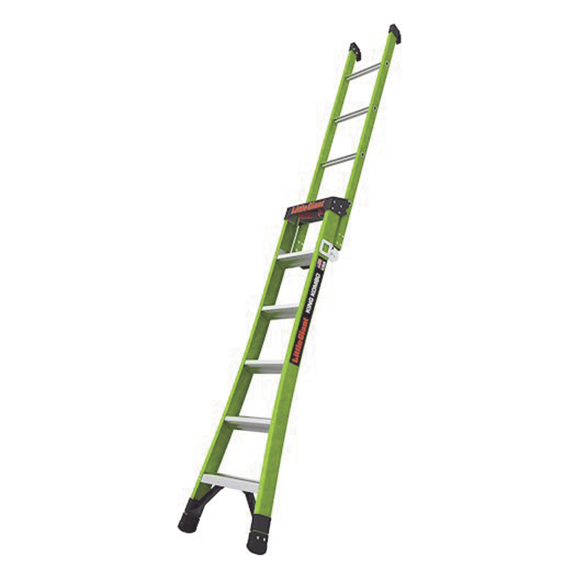 Escalera de Tijera 3 en 1 de 1.8 Metros, Fibra de Vidrio (SKU13906-001). Hecha en E.U.A. (Versión 2.0)