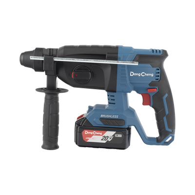 Martillo Perforador Inalámbrico SDS-PLUS 20V / Motor Brushless / 3 Modos Taladro Percusión Demolición / 2.7 J Energía de Impacto / 2 Baterías 4.0Ah con Cargador y Estuche