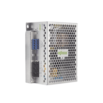Fuente de Alimentación Conmutada / Sincronización Primaria ECO / 24V DC 5A 120W / Monofásico 100-240V AC / Montaje Carril DIN / IP20 / CAGE CLAMP® — WAGO · SKU 787-1722