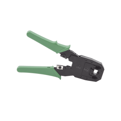 Pinzas para plegar (Ponchadoras) cables RJ11, RJ12, RJ45 telefónicos y cables de red Cat5e, Cat6, Cat6a y con Cavidades para 4, 6 y 8 conductores.