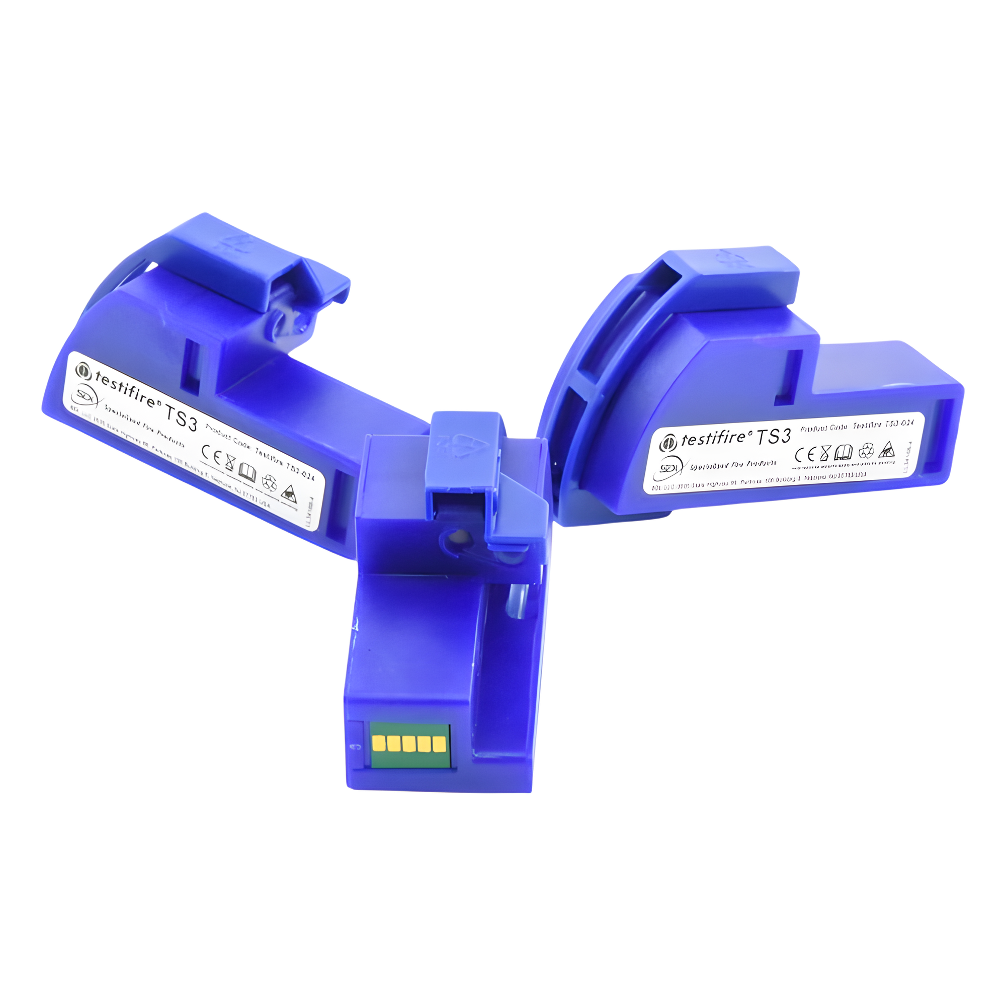 Cápsula de Humo Sintético / Paquete de 3 Piezas / Compatible con Testifire TF1001, TF-2001, TF-2851-KIT / Uso Múltiple / Prueba Simultánea de Humo, Calor y CO