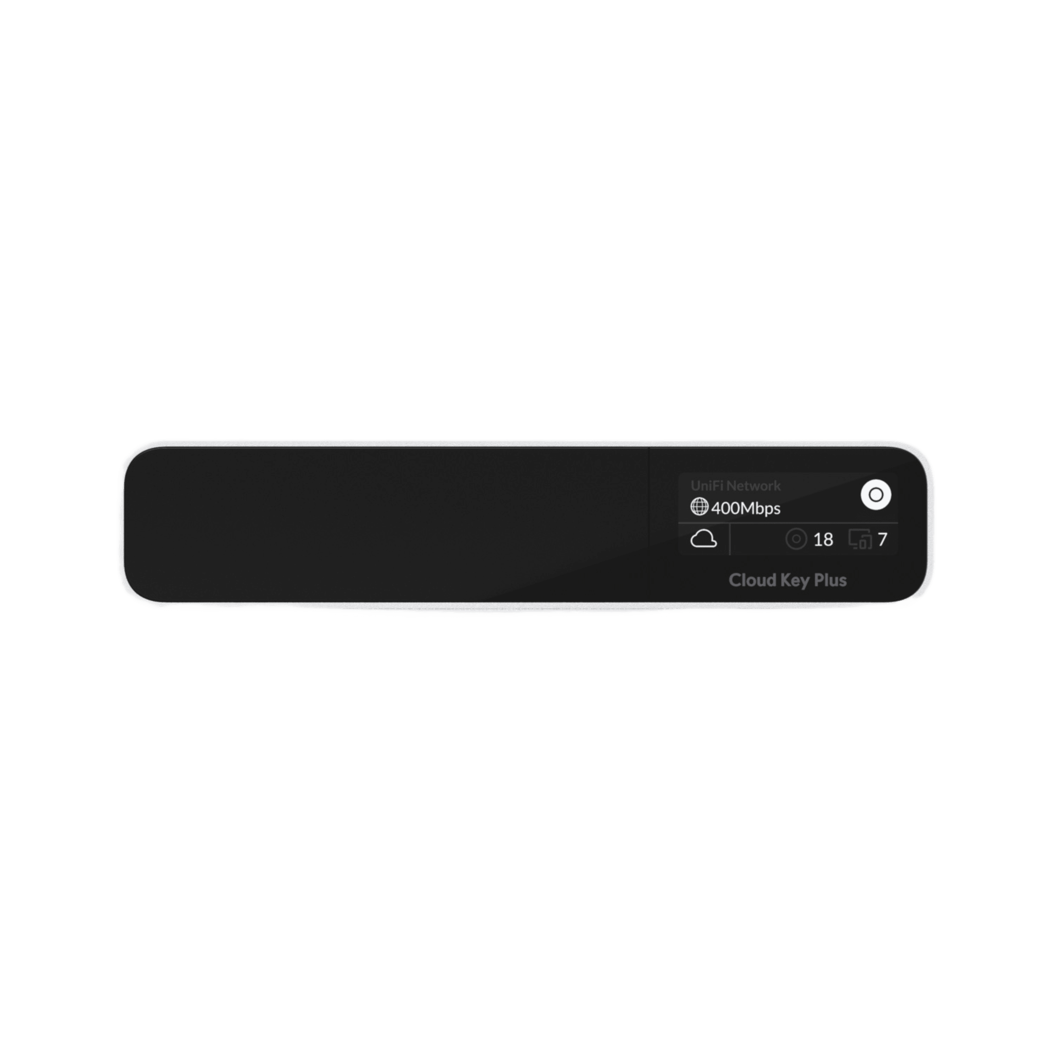 UniFi OS Console Cloud Key Gen2 PLUS SSD / Administra todas las líneas UniFi / Memoria SSD 1TB / Gestione desde internet o app móvil / Pantalla informativa / Alimentación POE af o adaptador de corriente (NO incluidos)