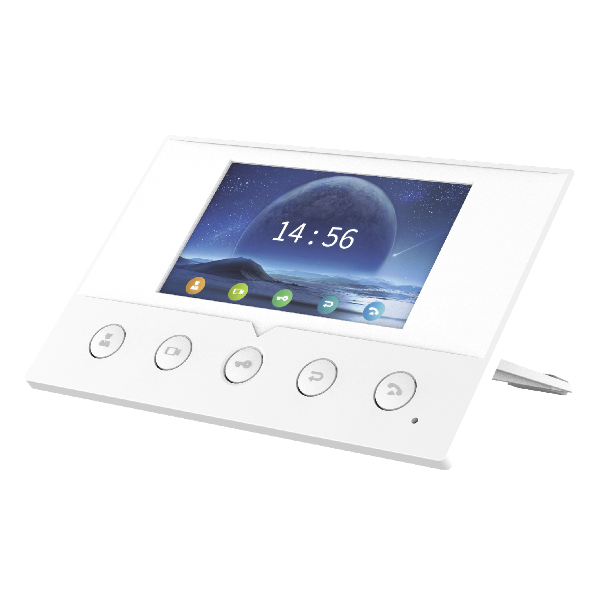 Monitor IP/SIP para interior, Wi-Fi, pantalla a color de 4.3", audio de 2 vías, PoE, 8 interfaces de entrada de alarma. — FANVIL · SKU I51W