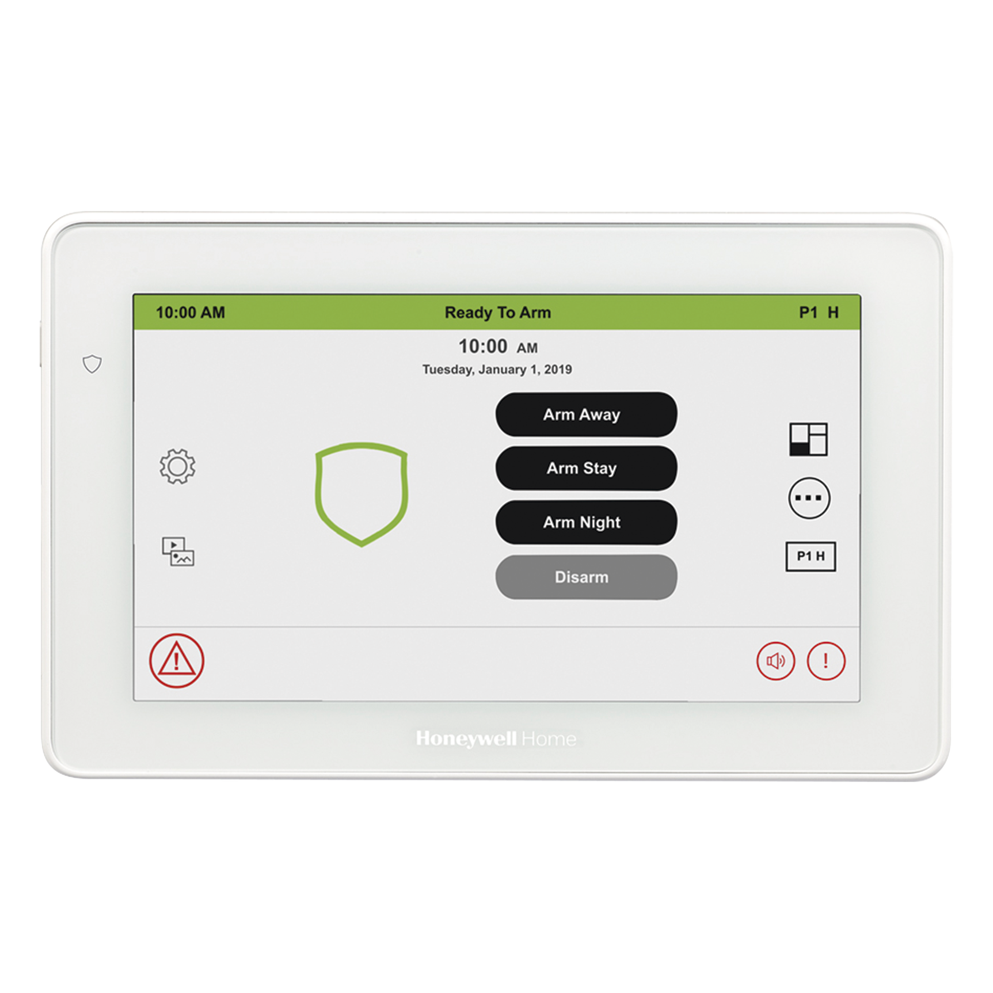 Teclado con pantalla táctil de 7 pulgadas para conexión directa al bus de datos de paneles VISTA — HONEYWELL HOME RESIDEO · SKU 6290W