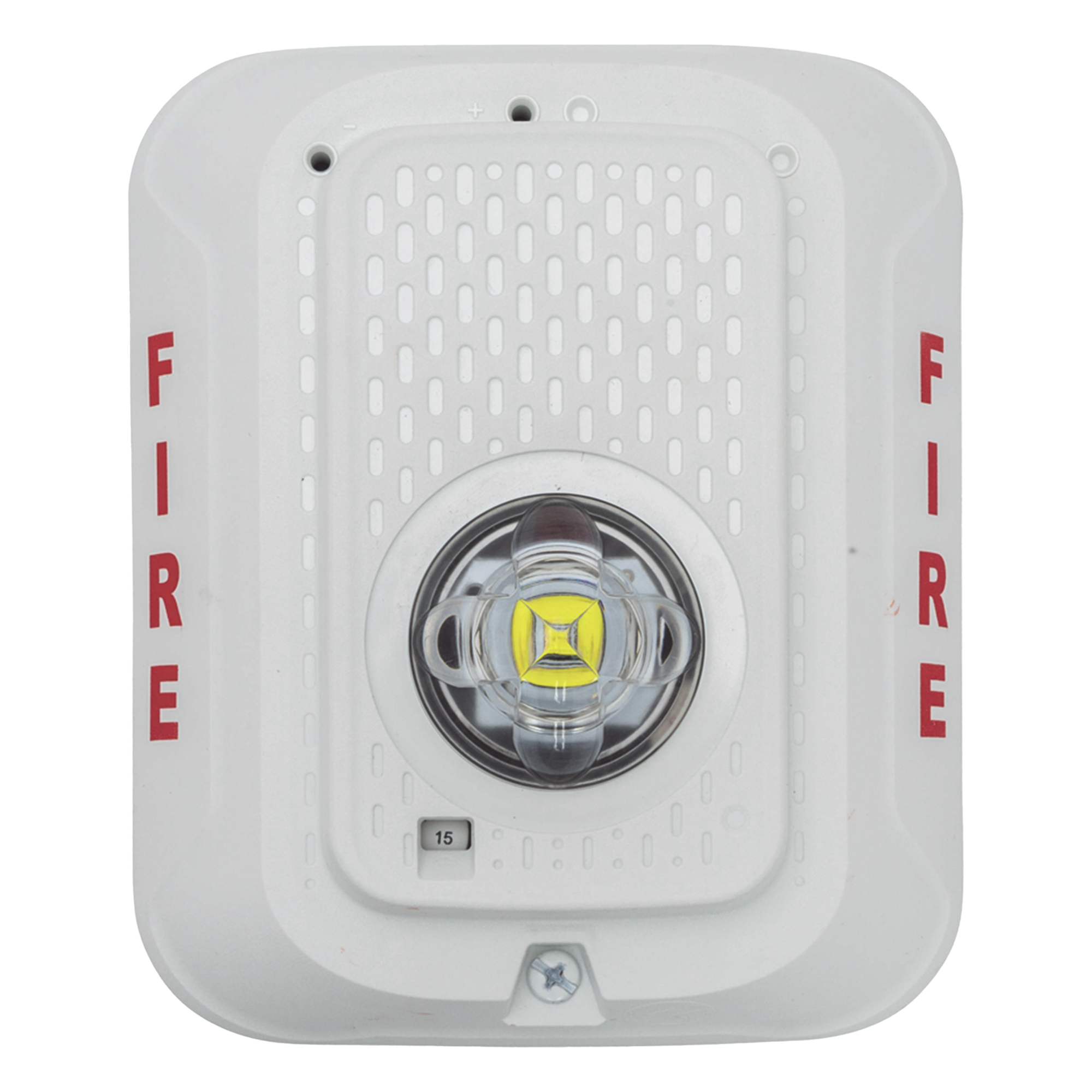 Lámpara estroboscópica LED para pared, sin bocina, candela seleccionable, color blanco, compatible con SpectrAlert — SYSTEM SENSOR · SKU SWLED