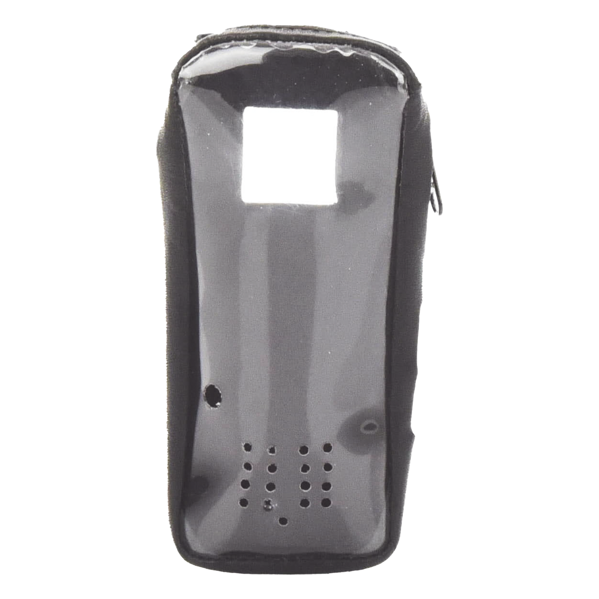 Funda de Piel Reforzada, con Frente Transparente para Serie Satelital IC-SAT100. — SYSCOM · SKU FSMIC-SAT