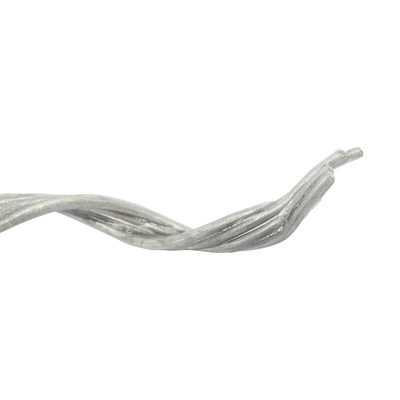 Remate Preformado de Acero Galvanizado para fibra Mini-ADSS, Diámetros 6-7 mm (Estructura de 4 hilos con Polvo Abrasivo) 