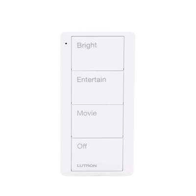 Control inalambrico PICO, 4 botones para con escenas ya predefinidas y grabado.