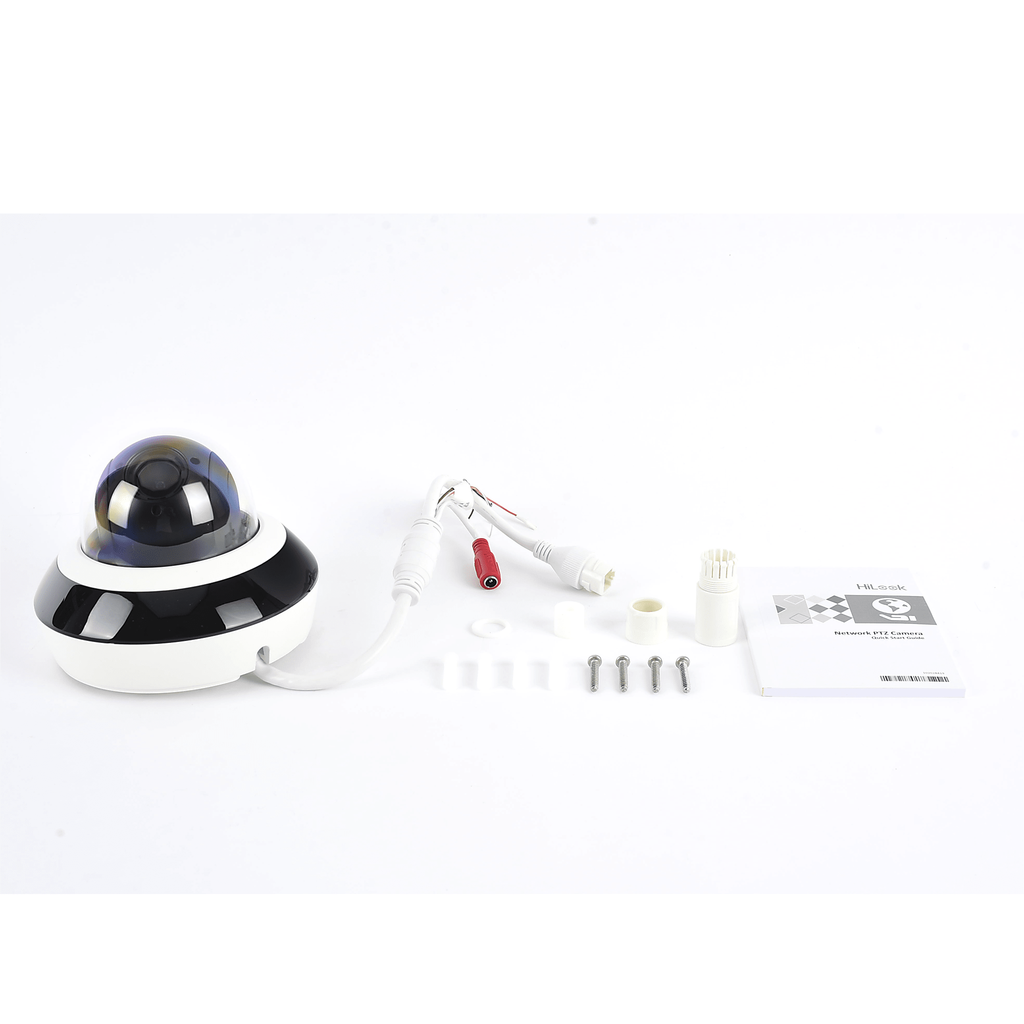 Mini PTZ IP 2 Megapixel / 4X Zoom / Audio Bidireccional / H.265+ / 20 mts IR EXIR / WDR 120 dB / PoE / IK10 / IP66 / Ultra Baja Iluminación / Micrófono Integrado / Micro SD