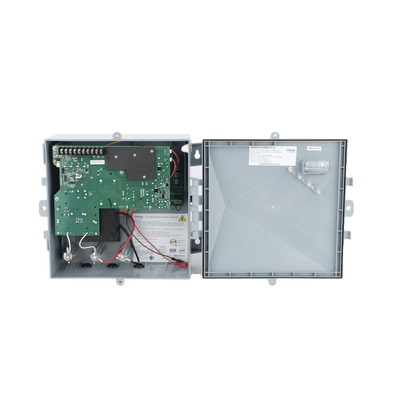 Energizador para Cerco Eléctrico AF-CR / 10,000 Volts / 10,000 Metros Lineales / Alimentación AC 127-220V o Solar / Control Remoto RF 433 MHz / Sistema de Alarma Integrado / Salida Auxiliar 12Vdc 1.5A / Respaldo con Batería Interna 4A