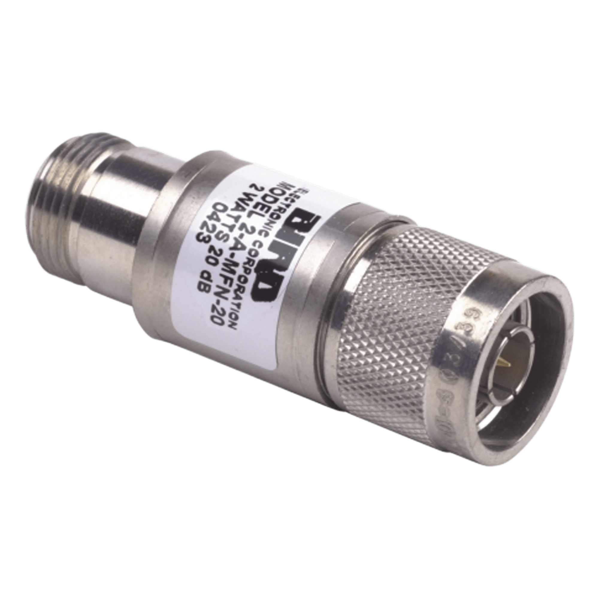Atenuador en Línea de 30 dB, 2 W. Máximo, CD-4 GHz, Conectores N Macho-Hembra. — BIRD TECHNOLOGIES · SKU 2AMFN-30