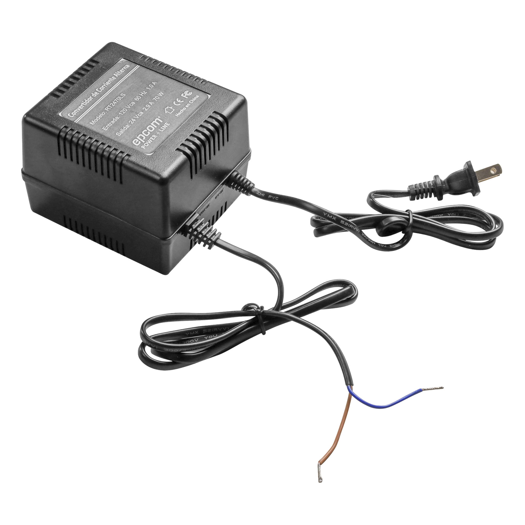 Transformador 24 Vca 70 VA — EPCOM POWERLINE · SKU RT2470LS