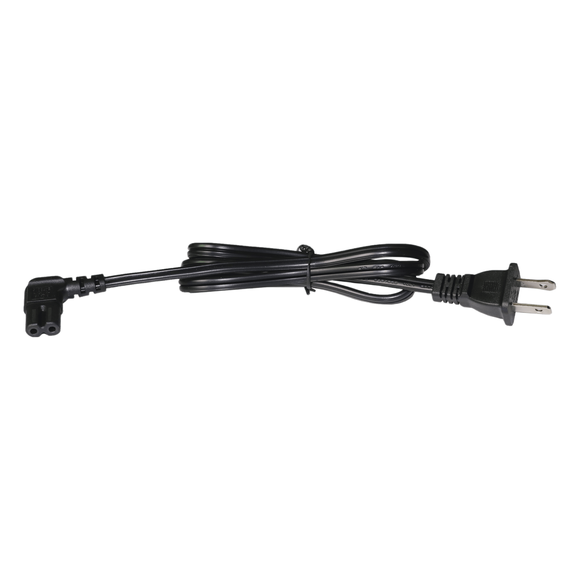 Cable de Alimentación Eléctrica para 120-240 Vca / 1 Metro (3.28 Pies) / 2 Clavijas Tipo Americano / Conector en Forma Tipo L — EPCOM POWERLINE · SKU ACCORDL-1M