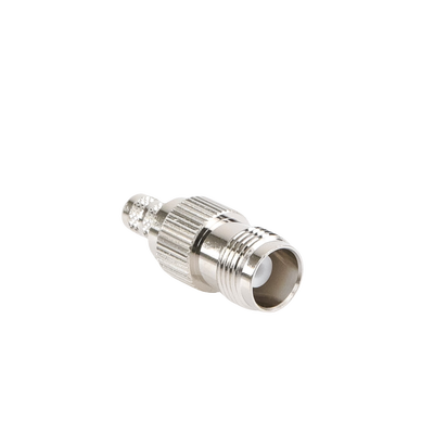Conector TNC Hembra de Anillo Plegable para Cables RG-8/X, LMR-240, Grupo X, Níquel/ Oro/ Delrin.