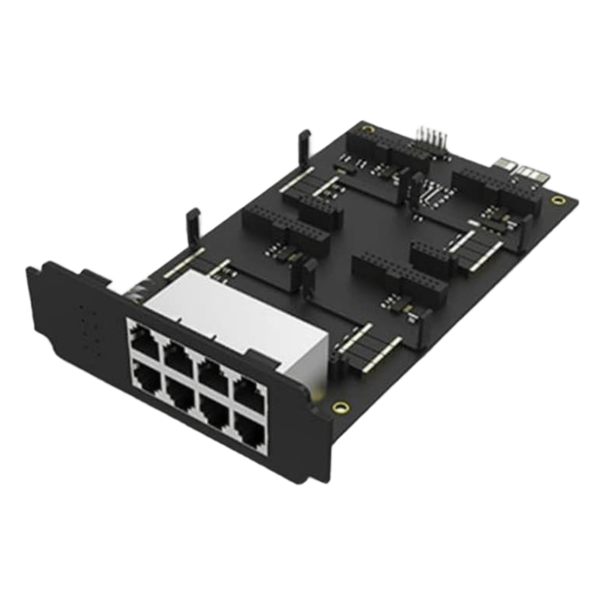 Placa de Expansión para PBX Yeastar / 8 Puertos RJ11 y 4 Slots Modulares / Compatible P560 y P570 — YEASTAR · SKU EX08