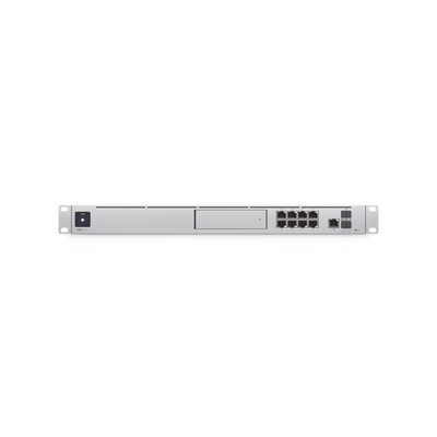 UniFi OS Console: Dream Machine Special Edition, 8 puertos LAN RJ45 con POE, 1 LAN SFP+, 1 WAN 2.5G RJ45 y 1 WAN SFP+, 128 GB de memoria interna. Todas las aplicaciones UniFi integradas