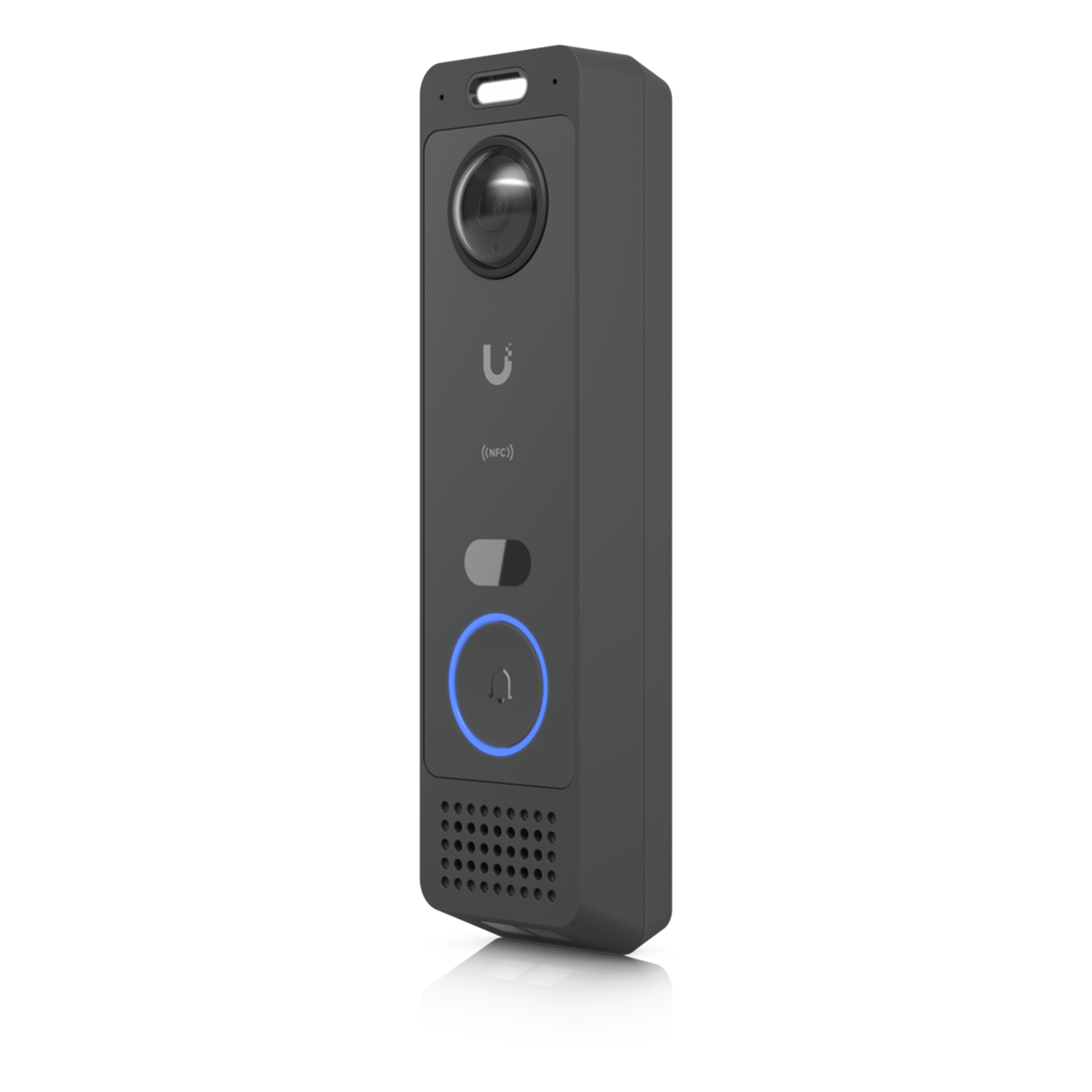 Video Portero IP / Dual Cámara 5 MP + 8 MP / Audio Bidireccional / IR 5 m (16.4 ft) / Detección Inteligente y Reconocimiento Facial / NFC / PoE+