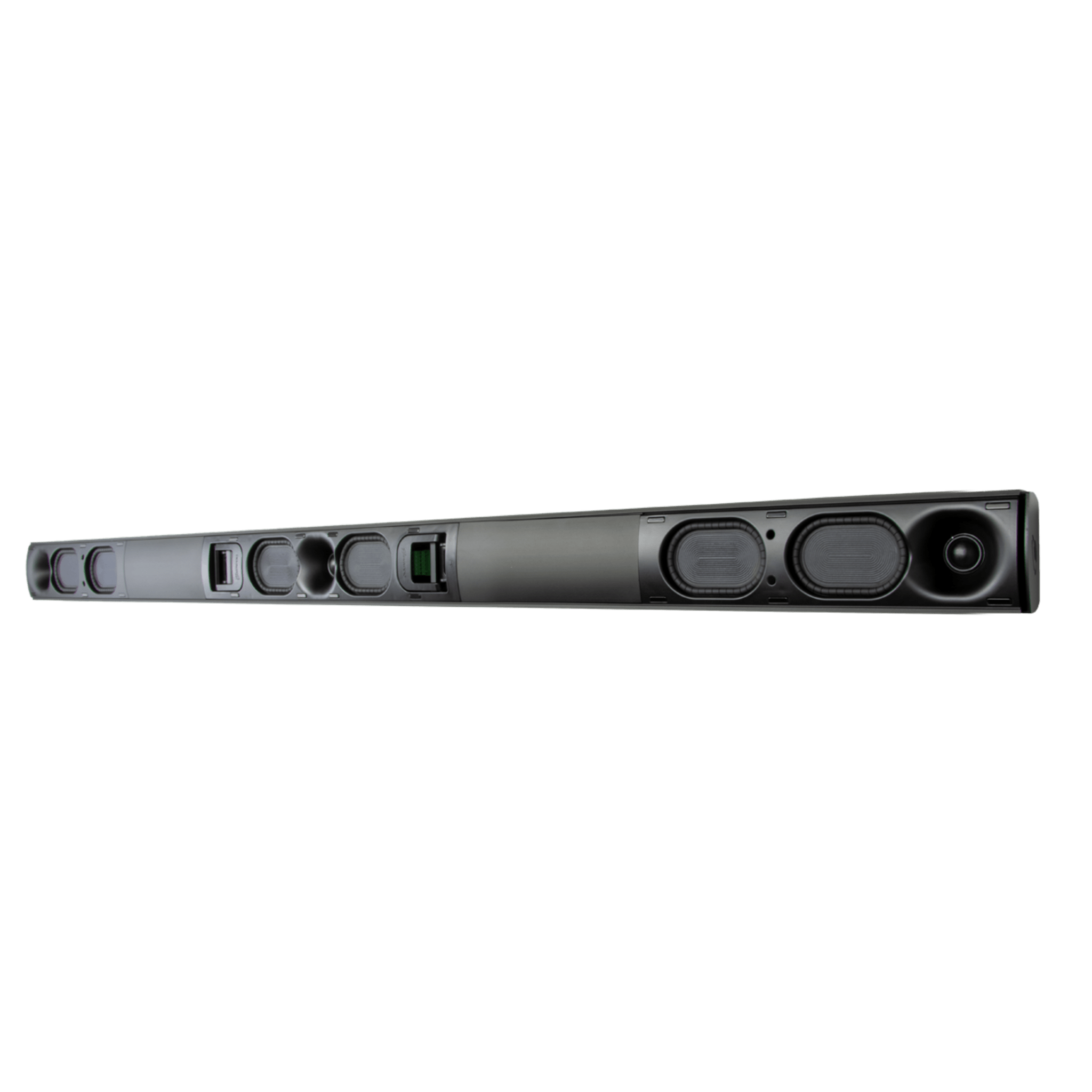 Soundbar Adapt / Custom Length / TruMount Tecnología / 105W RMS por Canal / Acabado en Acero Pintable / LCR Pasiva — TRUAUDIO · SKU SBADAPTS