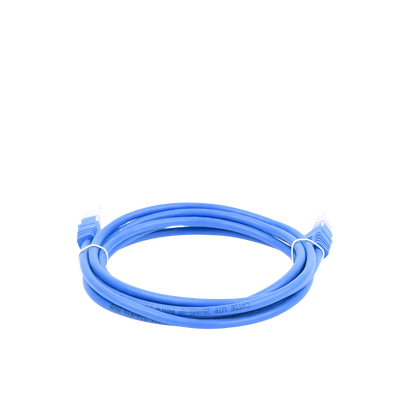 Cable de Parcheo UTP Cat5e - 2 Metros (6.56 Pies) - Azul
