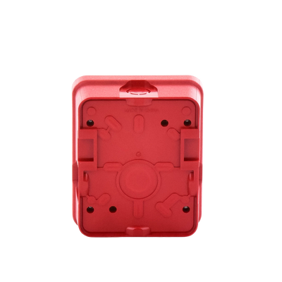 Cubierta para instalar sirenas estrobo en exterior compatible con estrobos sirenas Hochiki color rojo