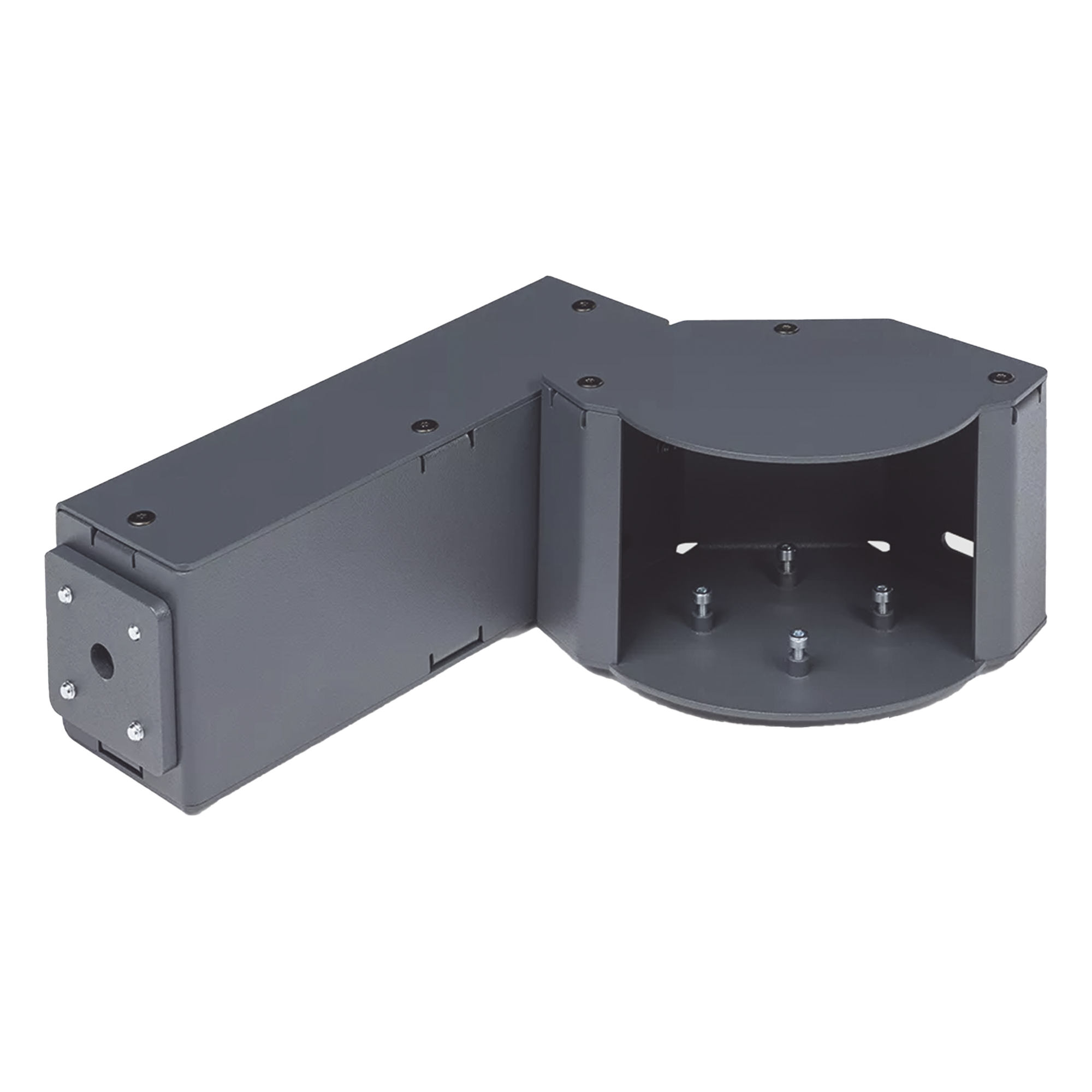 Soporte con carcasa / Brazo articulado / Compatible sensores láser H100 e I30 / Tornillería incluida — BEA · SKU 10-LHB4