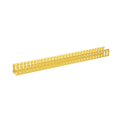 Canaleta Ranurada de PVC sin Tapa, Tipo H (Tapa Abisagrada), 2 in de Ancho, 2 in de Alto y 1828.8 mm de Largo, Color Amarillo — PANDUIT · SKU H2X2YL6