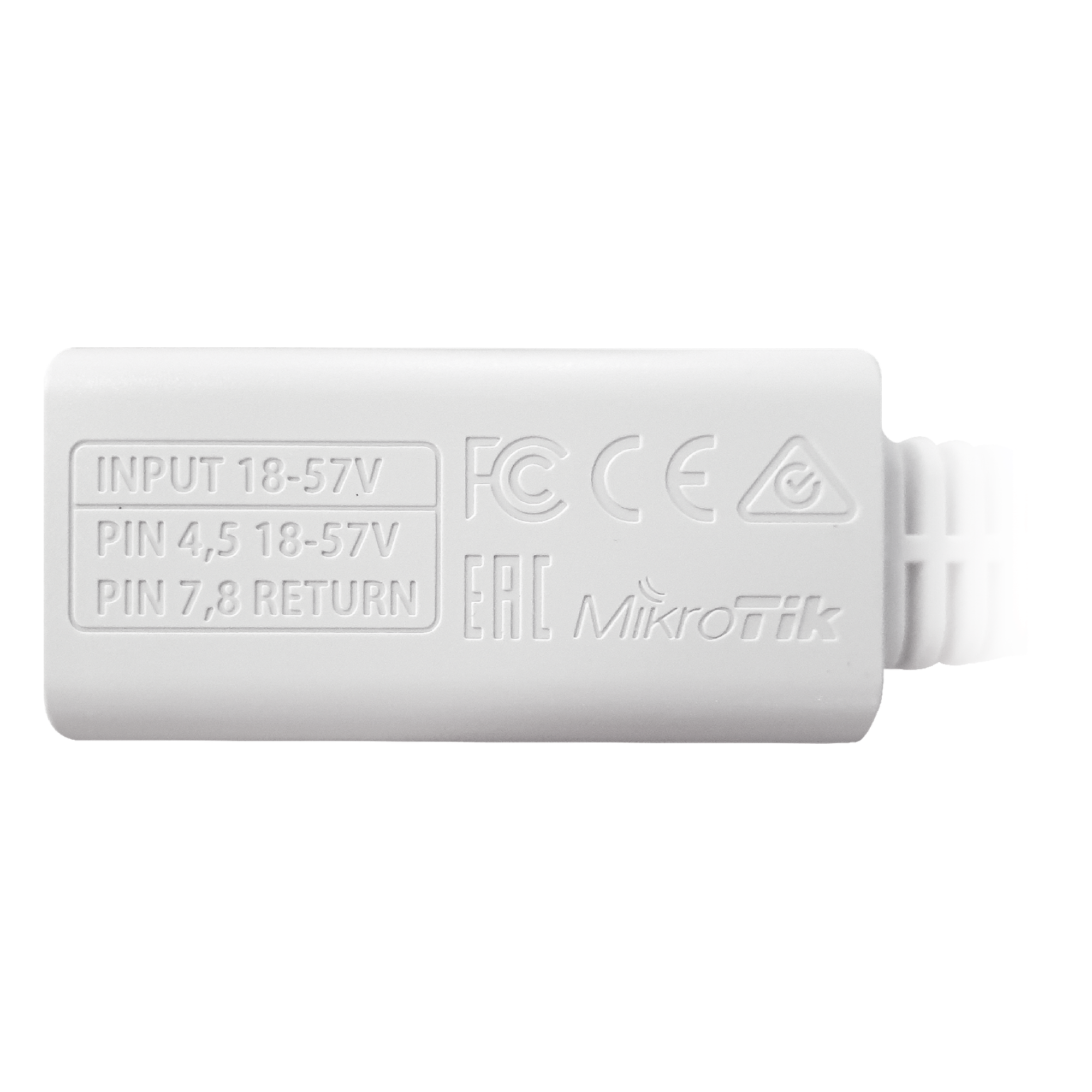 PoE Pasivo para Equipos Mikrotik 10/100/1000 Mbps