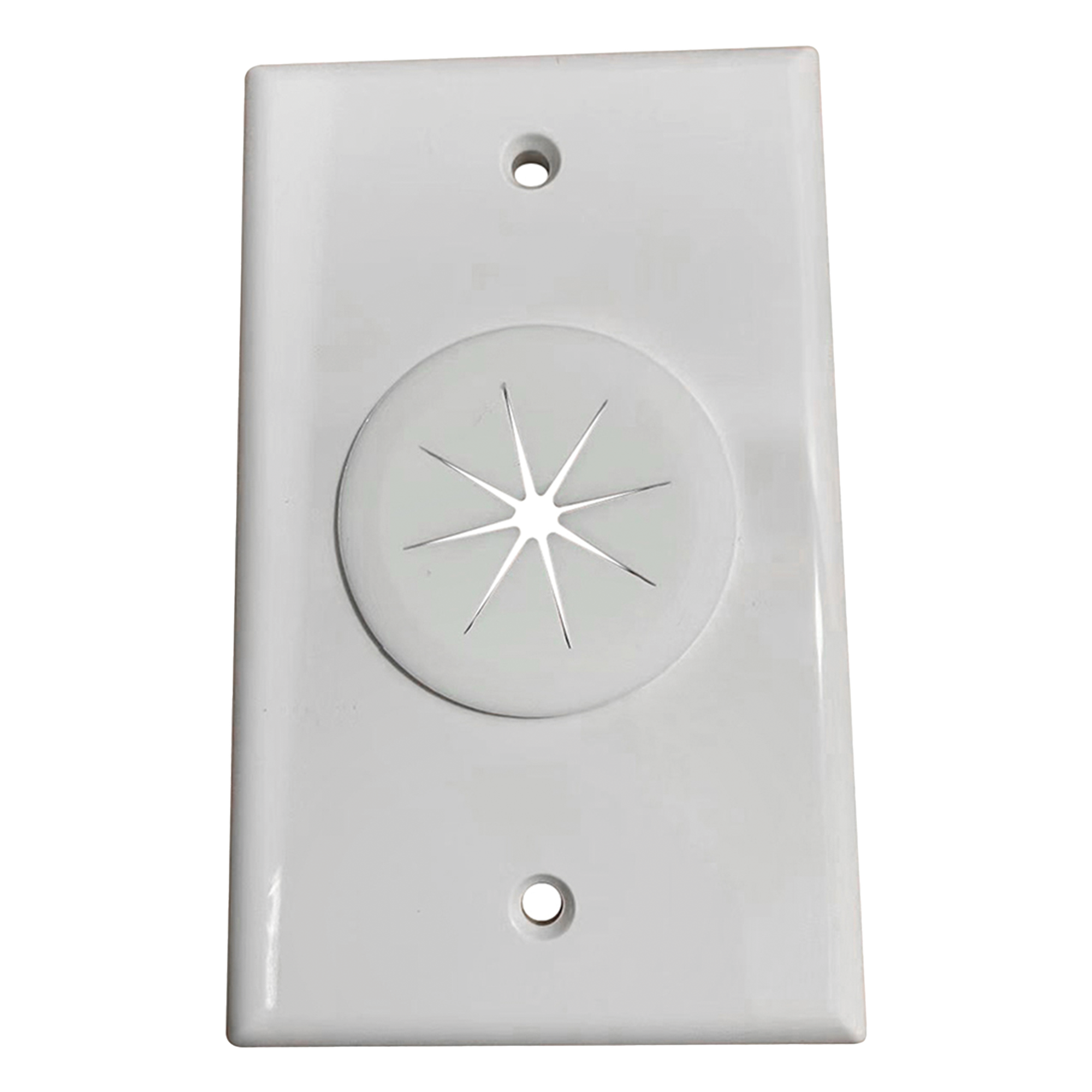 Placa de Pared, con Orificio y Grommet, Ideal para Pasar Cables — LINKEDPRO BY EPCOM · SKU LP-FP-GROM