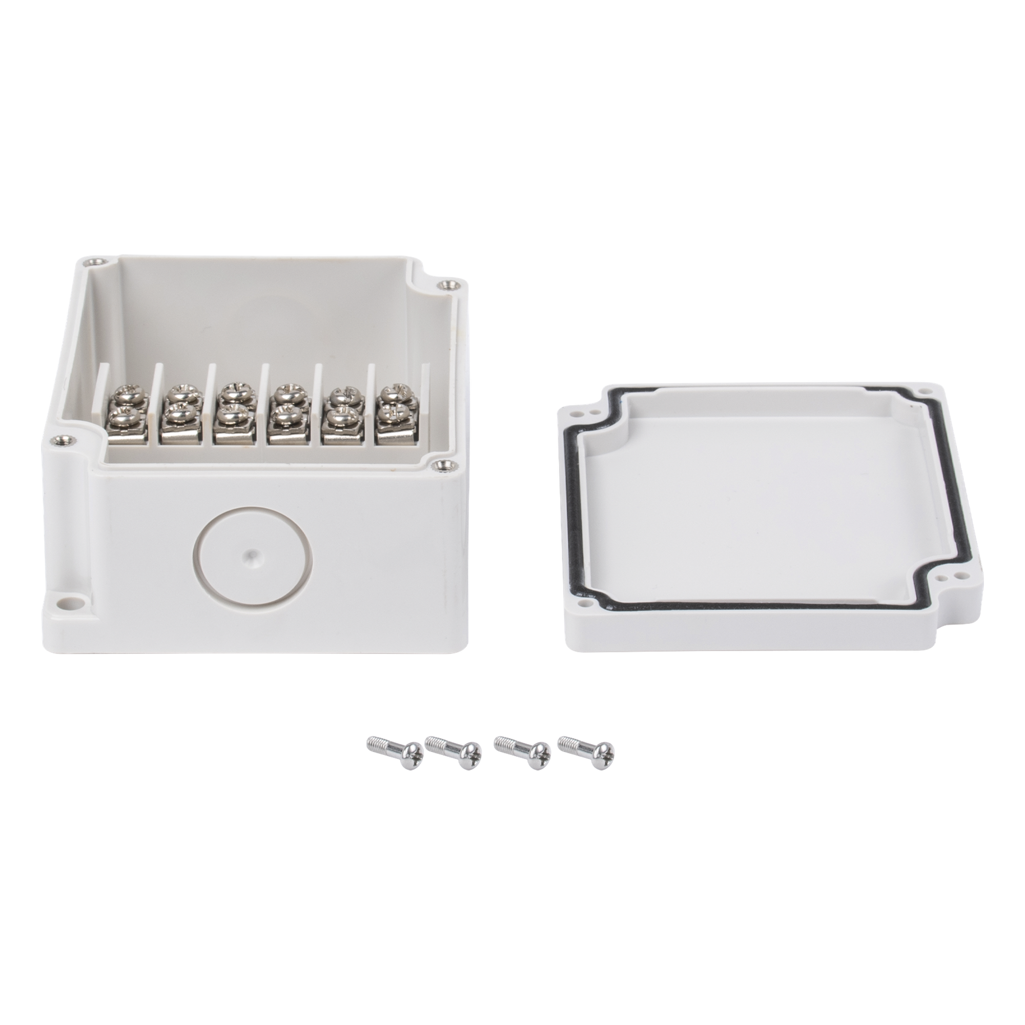Cajas de Interconexión con 6 Terminales. De 91 x 75 x 43 mm