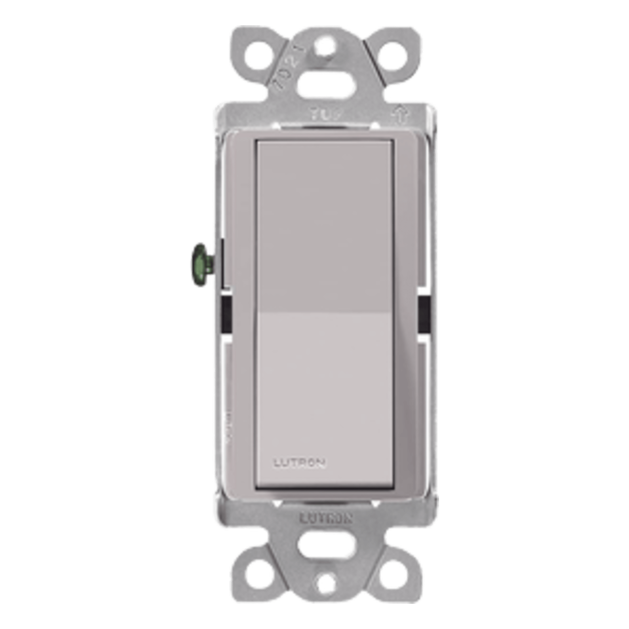 Interruptor de un polo con paleta grande, 15 A, para control de luz o ventilador, línea Claro — LUTRON ELECTRONICS · SKU CA1PSGRS