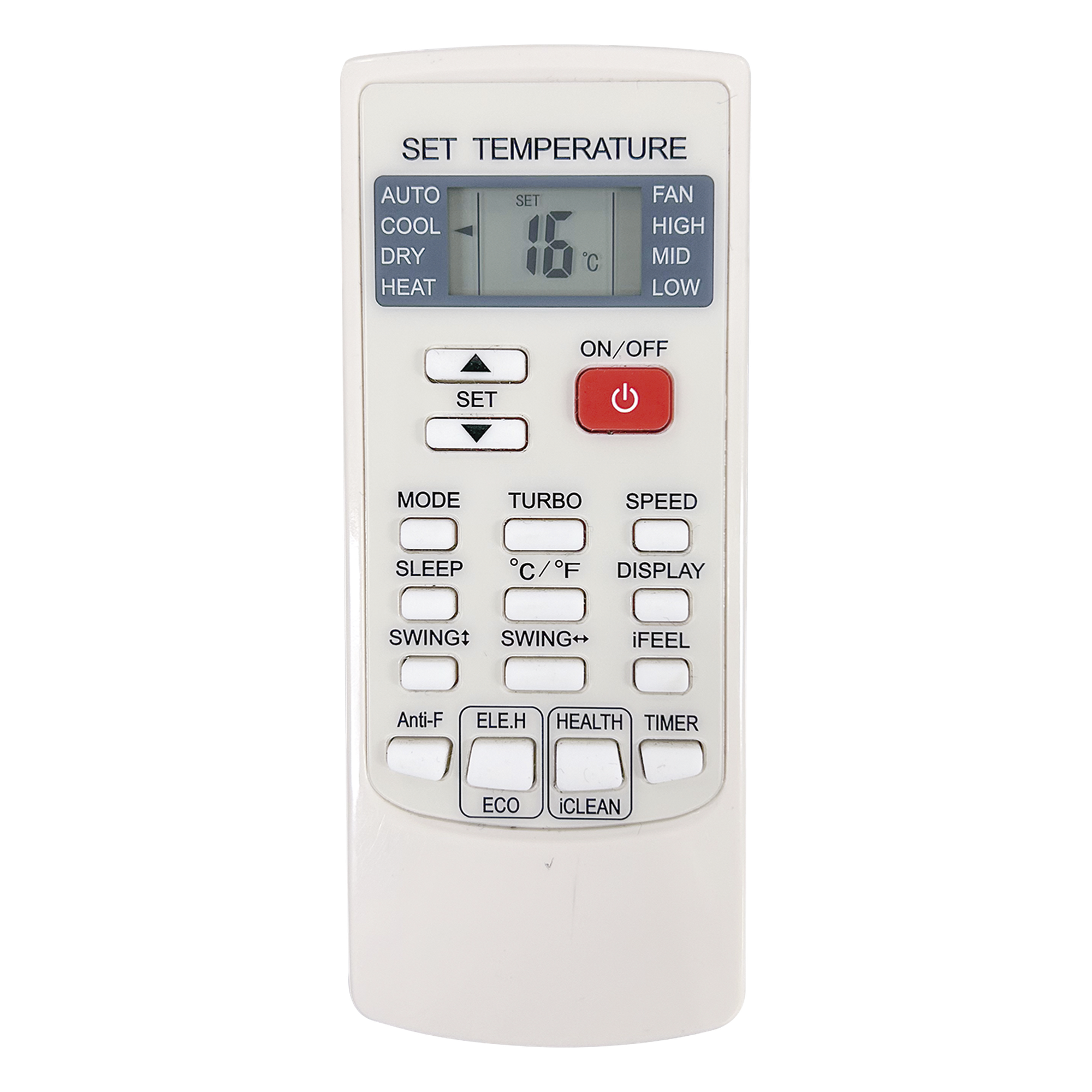 Control Remoto para Minisplit — AUFIT · SKU YKRH/101E